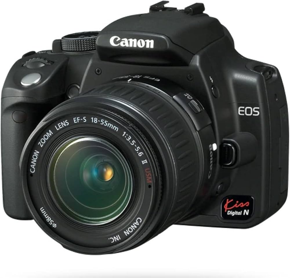 Amazon.co.jp: Canon EOS kiss Digital N レンズキットブラック