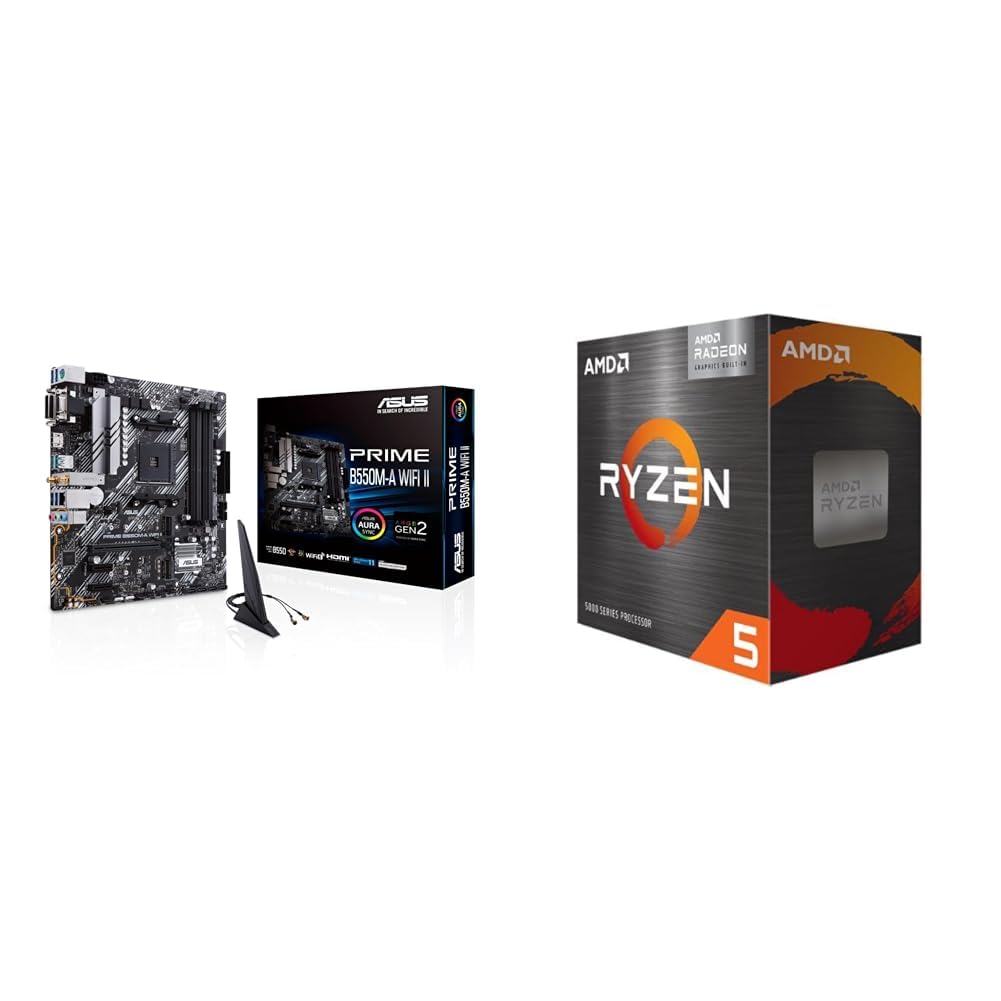 Amazon | 【セット買い】ASUS PRIME B550M-A WIFI II AMD Ryzen 5000