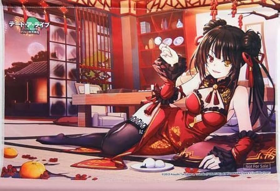 Amazon.co.jp: タペストリー 時崎狂三 新春チャイナドレスVer 中国限定