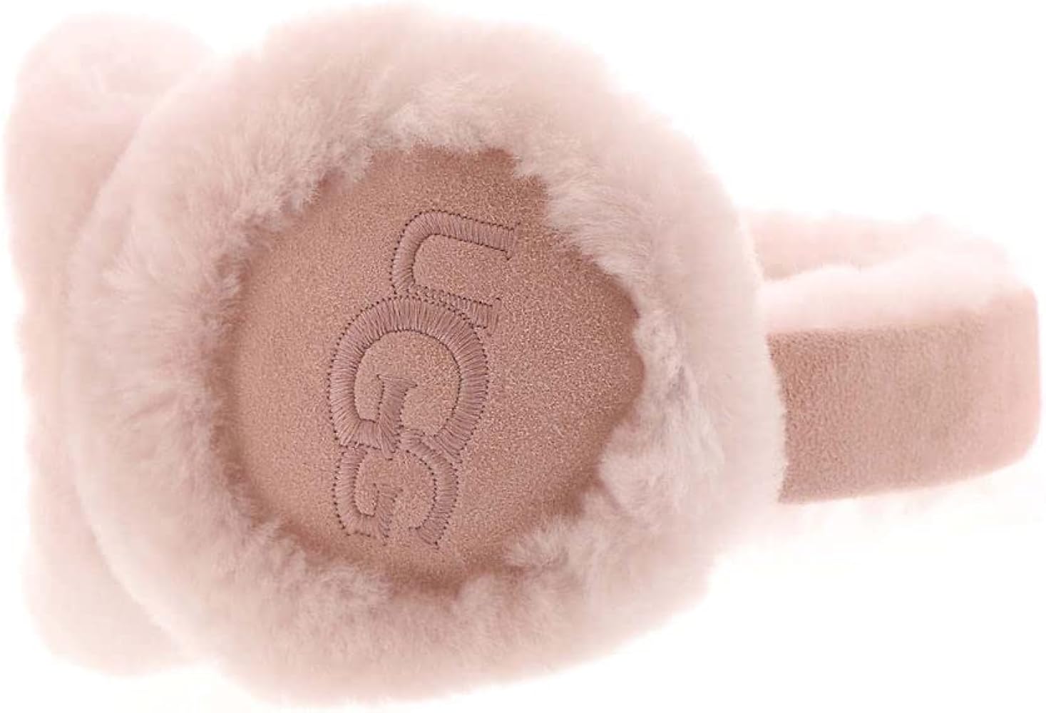 Amazon | UGG レディース 刺繍ロゴ イヤーマフ, ピンク雲, One Size