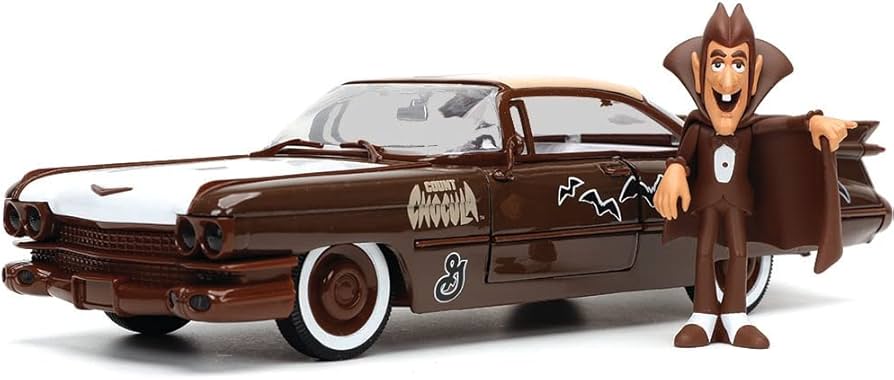 Amazon.com: Jada Toys Count Chocula 1:24 1959 Cadillac Coupe