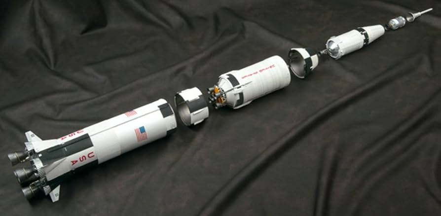 Amazon.co.jp: TAMASHII NATIONS 大人の超合金 アポロ11号&サターンV型