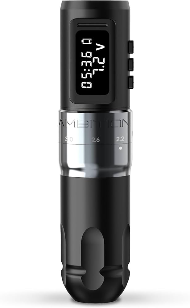 Amazon | Ambition MARS-U ワイヤレスタトゥー マシン 調節可能な