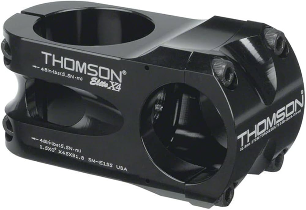 Amazon.com : THOMSON X4 31.8 Bicycle Stem (1.5