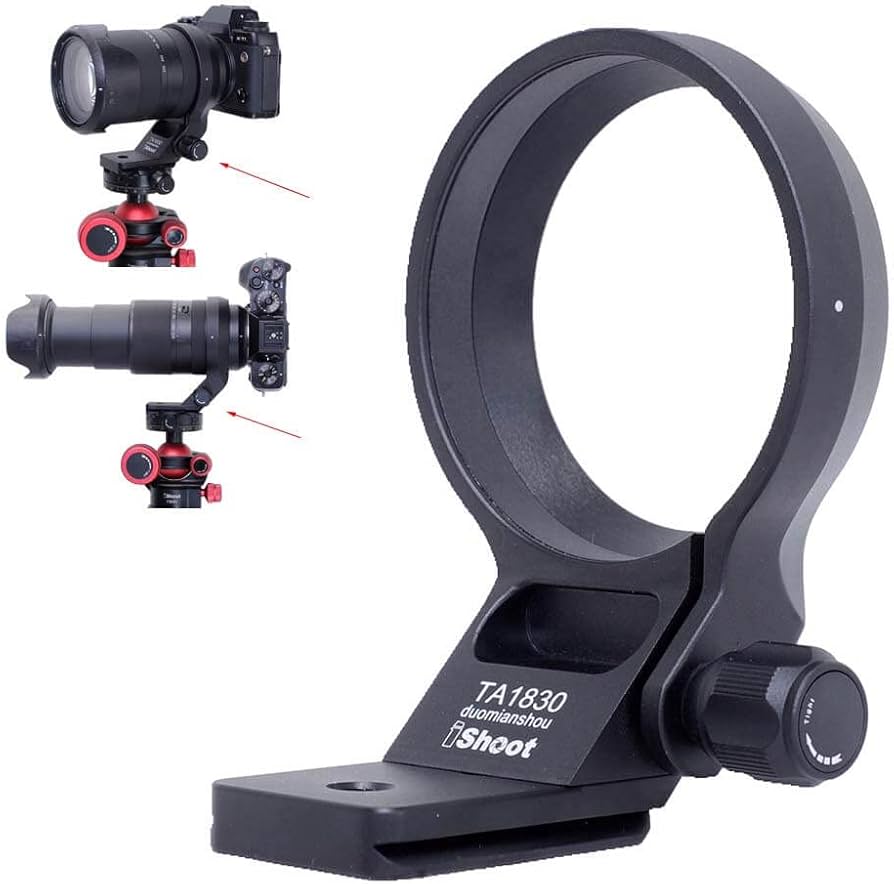 Amazon.com : iShoot Metal Lens Collar Tripod Mount Ring Compatible
