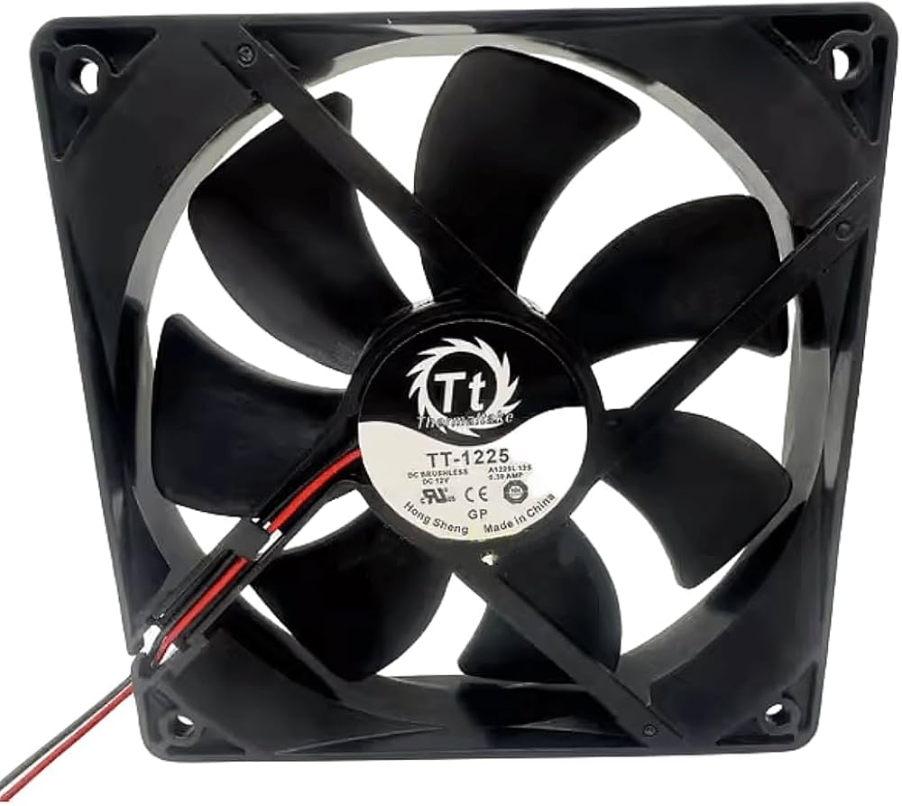 Amazon.com: TT-1225 A1225L12S 12V 0.30A 12CM 12025 2-Wire Cooling