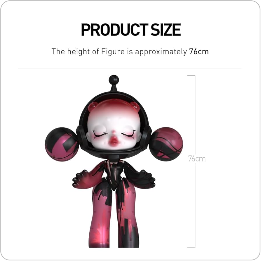 POP MART MEGA α SKULLPANDA 400% Red Crystal Series : Amazon.in