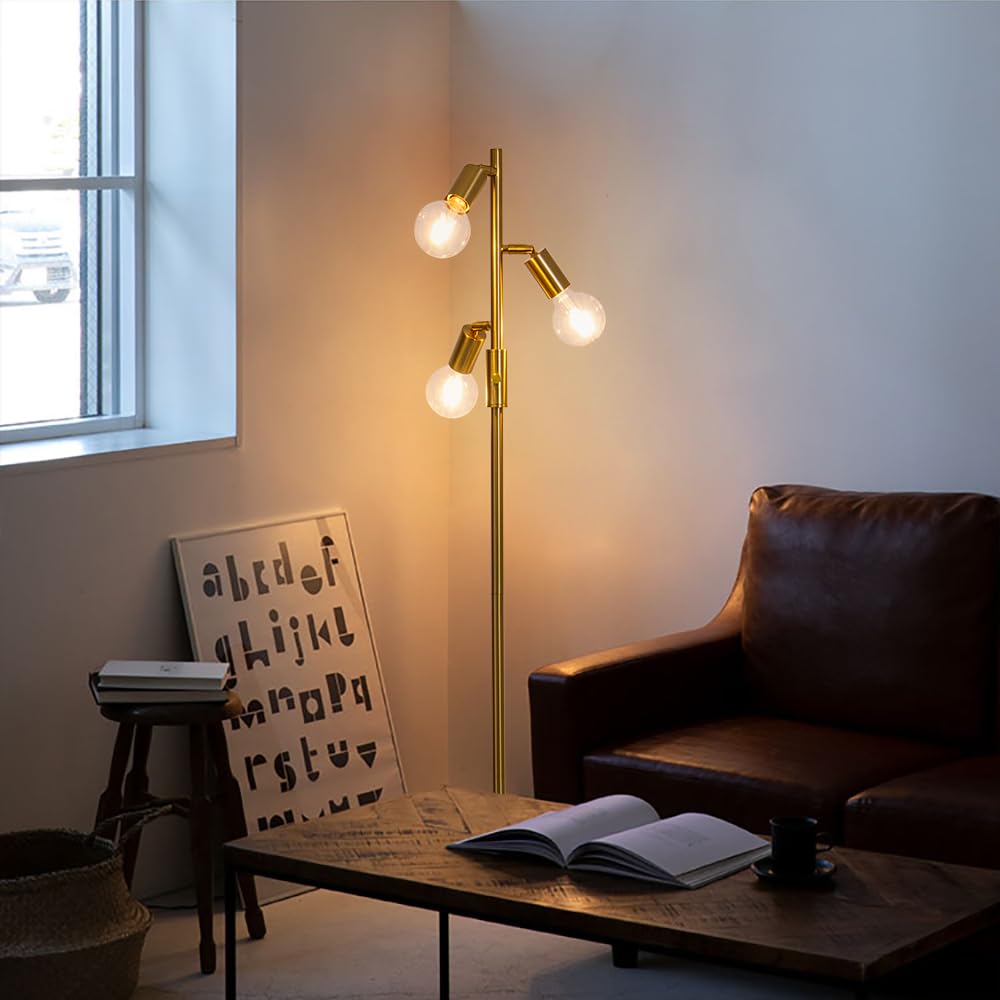 Amazon.co.jp : Chende フロアライト 3灯 フロアランプ 間接照明 寝室