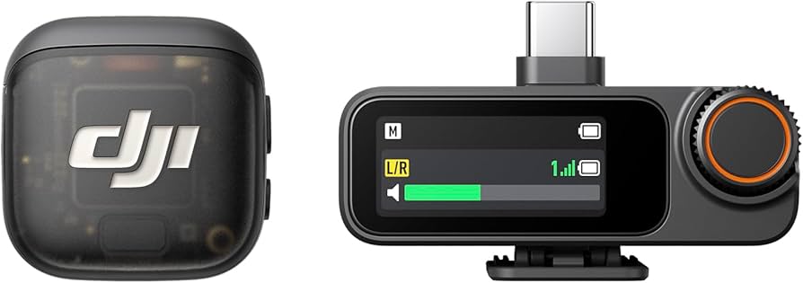 Amazon.com: DJI Mic 3 (1 TX + 1 RX), Wireless Lavalier Mic for