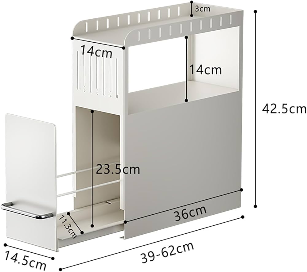 Amazon｜MFDXWCV キッチン スパイスラック 大容量 3段式 隠せる 省