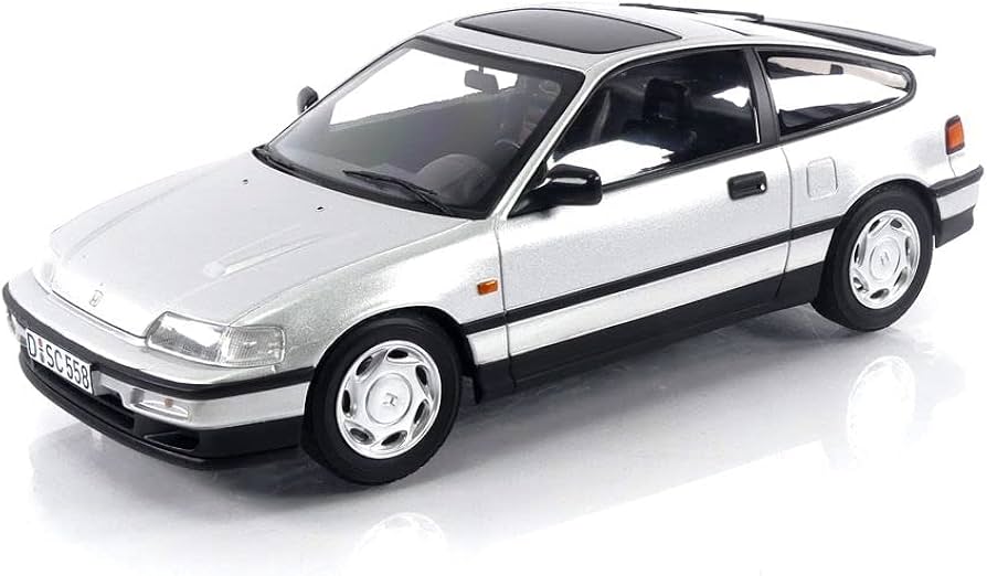 Amazon.com: Norev 1990 CRX Silver Metallic with Sunroof 1/18