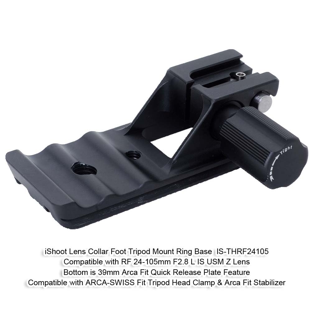 Amazon | iShoot カメラリング式三脚座足、レンズサポート襟 スタンド