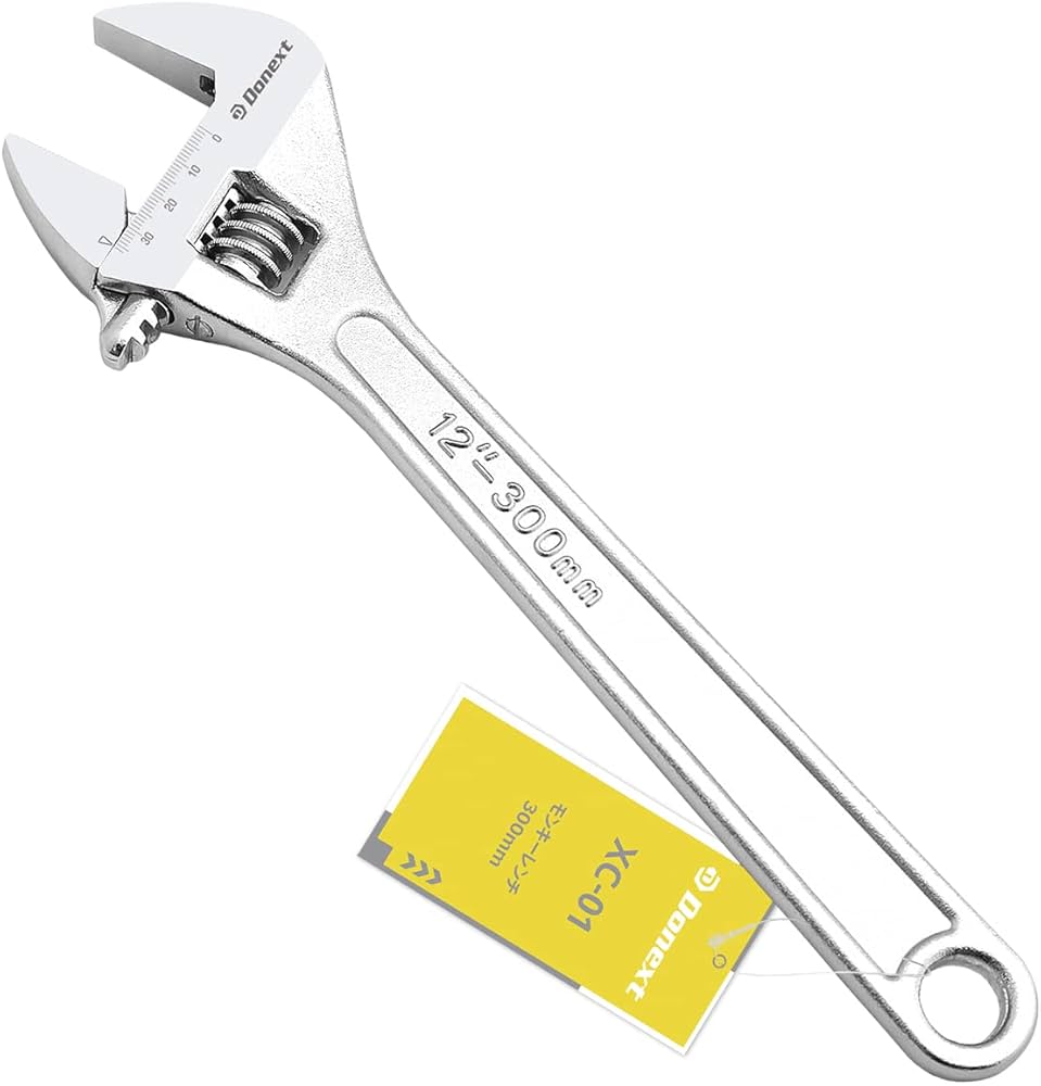 Amazon | Donext モンキーレンチ 300mm 最大口開き35mm 目盛付 CR-V
