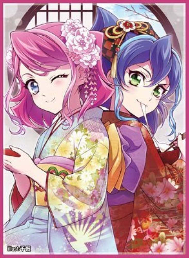 Amazon.co.jp: フレシア カードスリーブ ☆『柊柚子＆セレナ(正月Ver