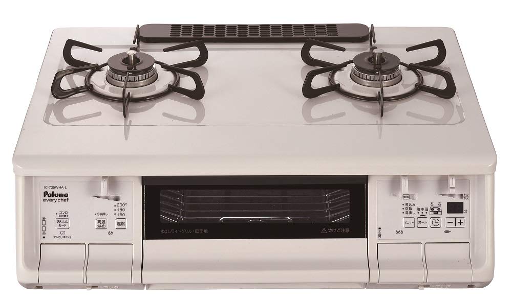 Amazon | パロマ ガステーブル エブリシェフ 水無し両面焼き 59cm 都市