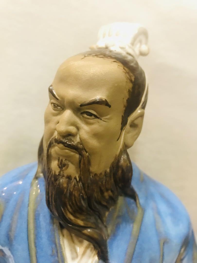 Amazon.co.jp: 陶器 手工製作 高溫燒製 三国志人物「曹操」 : ホーム