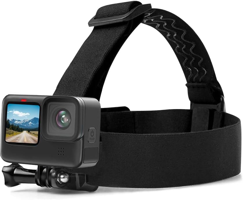Amazon.com: ASOCEA Action Camera Head Mount Strap Adjustable