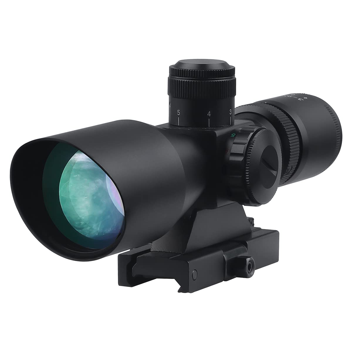 Amazon | Scoking コンパクトタクティカルライフルスコープ Mil-dot 3