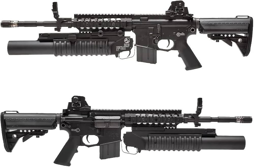 Amazon.co.jp: 20mmレール 装着可能 COLT M203 グレネードランチャー