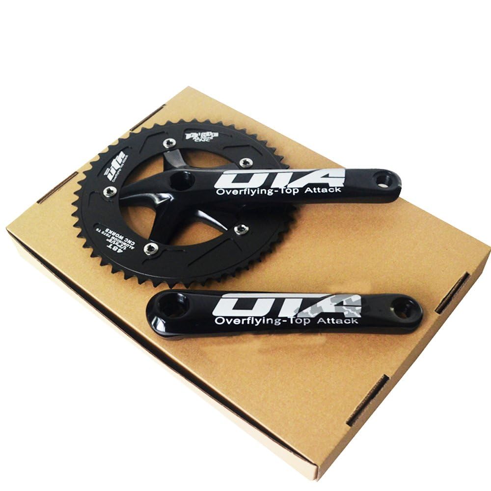 Amazon | CYSKY シングルスピードクランクセット 48T 170mm クランク