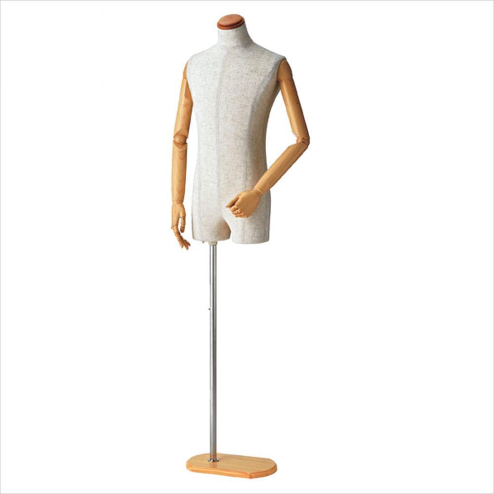 Amazon.co.jp: 紳士腕付き芯地張トルソー M 【 マネキン トルソー