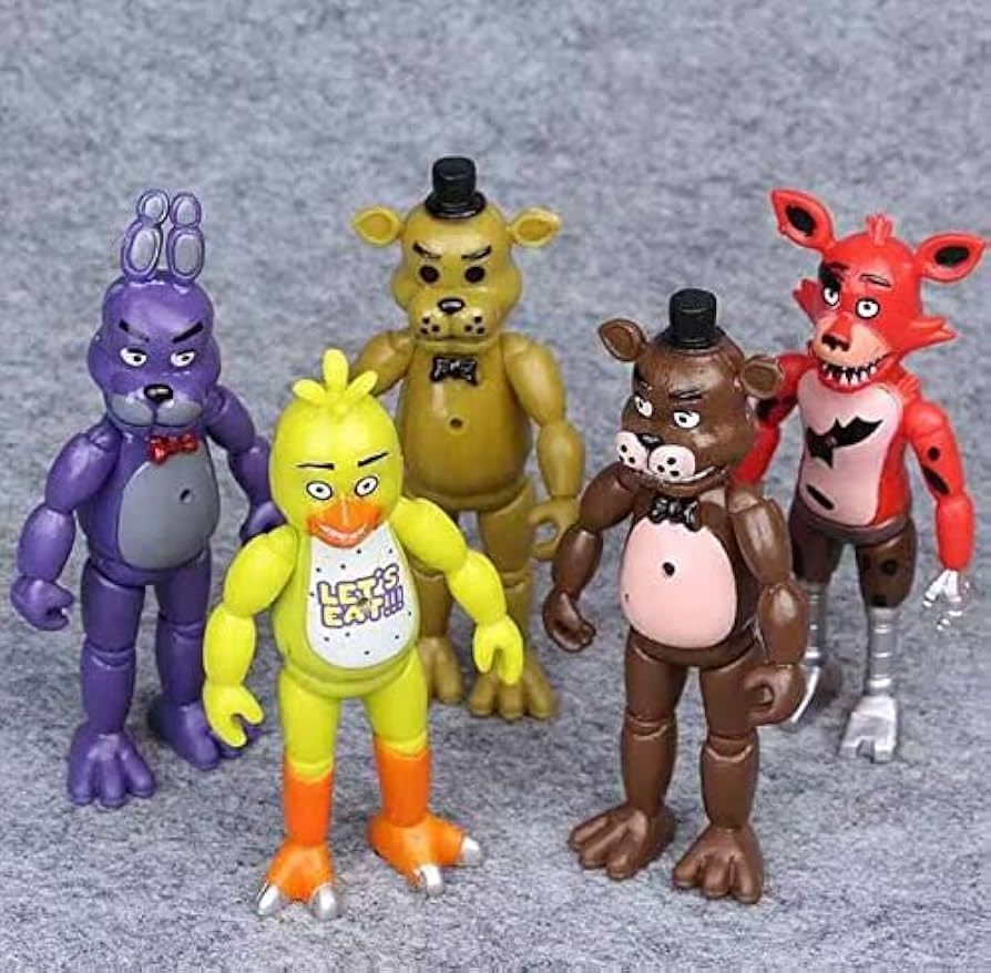 Amazon | INDREND FNAF Toys アクションフィギュア 5個セット / Five