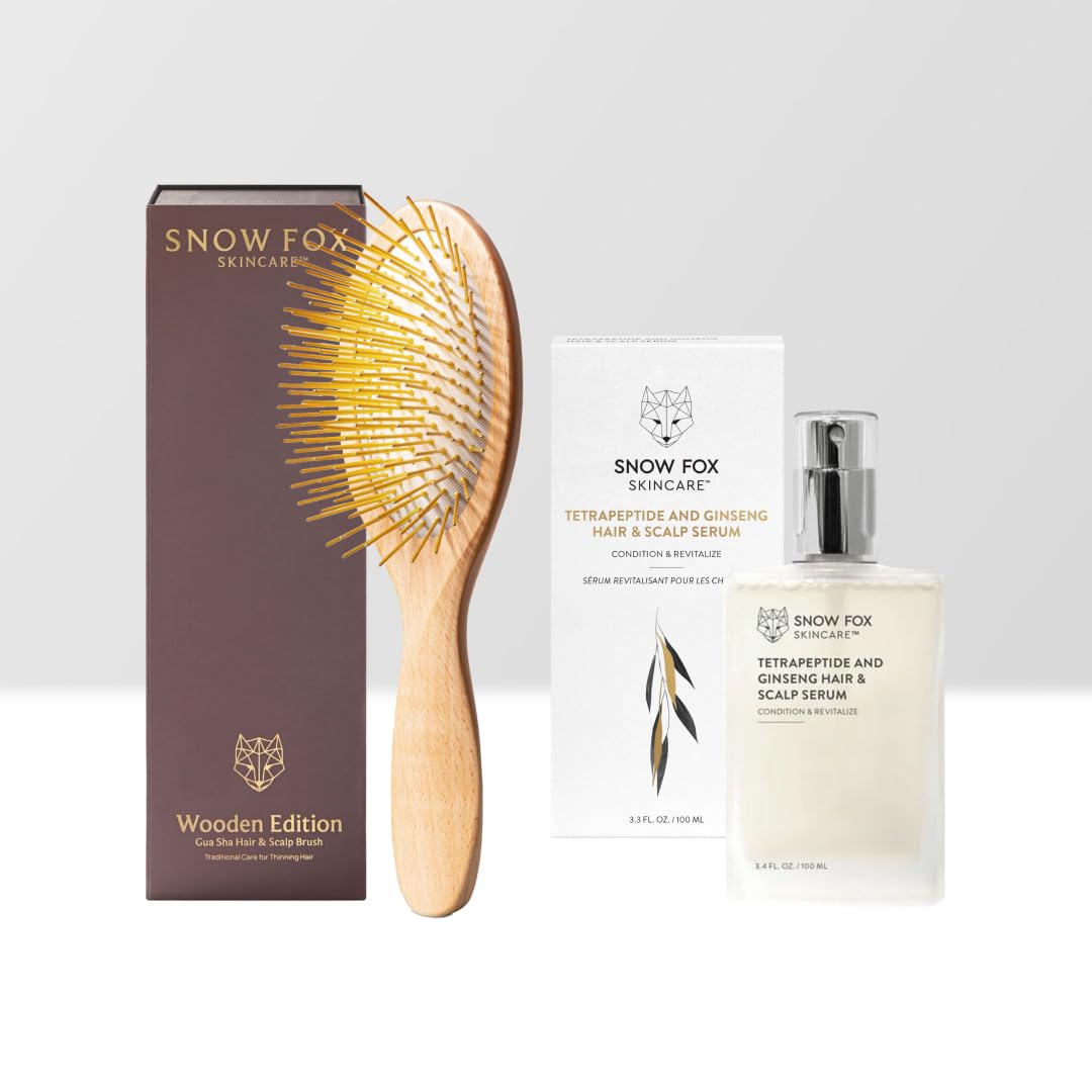 Amazon | スノーフォックス プレミアム FOX カッサ ウッド ヘアブラシ