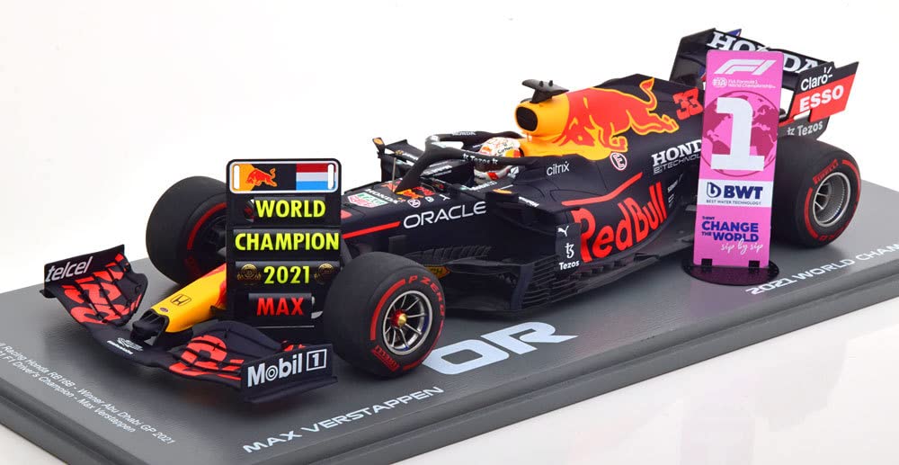Amazon | Spark 1/18 Red Bull RB16B Abu Dhabi World Champion 2021