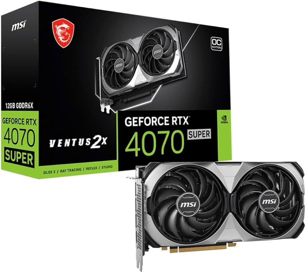 Amazon | MSI (エムシー) GeForce RTX 4070 SUPER 12G VENTUS 2X OC