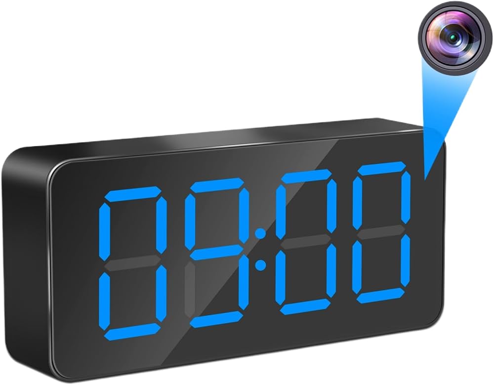 Amazon.co.jp: 小型カメラ WiFi 隠しカメラ 置き時計型 スパイカメラ