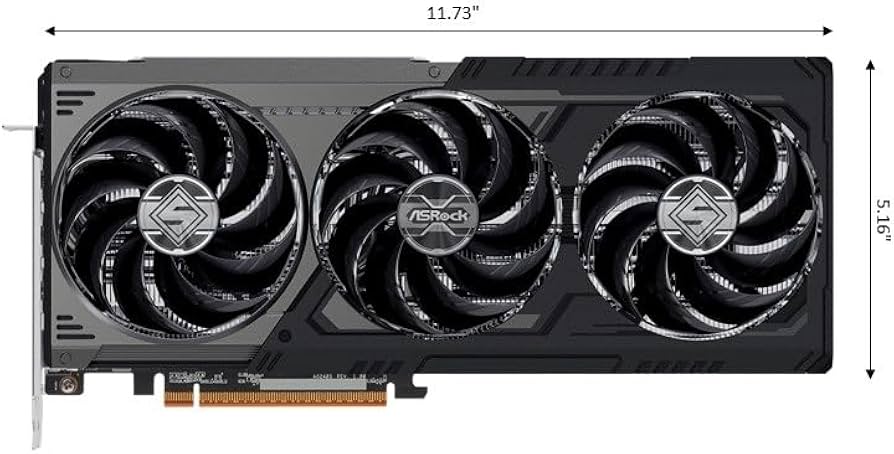 Amazon.com: ASRock AMD Radeon RX 9070 XT Steel Legend Dark 16GB