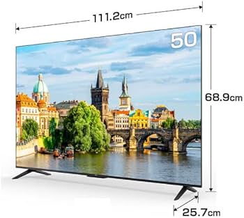 Amazon | TCL テレビ 50型 50インチ スマートテレビ Google TV W