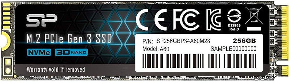 Amazon | シリコンパワー SSD 256GB 3D NAND M.2 2280 PCIe3.0×4 NVMe1