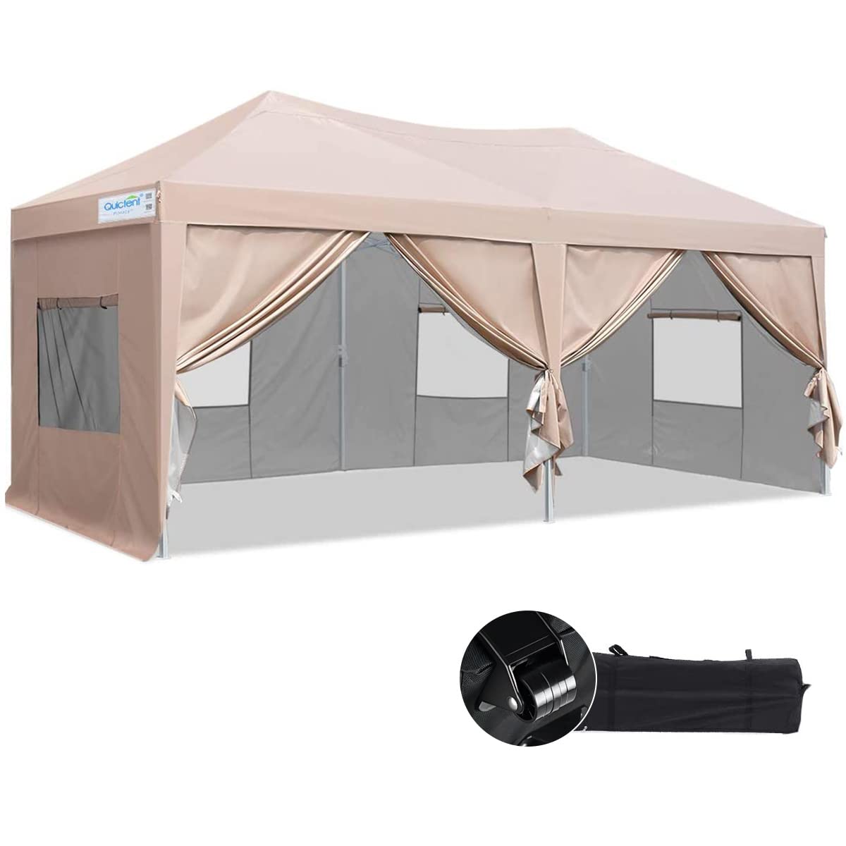 Amazon | ワンタッチ タープテント 3段階調節3m*6m UVカット 耐水