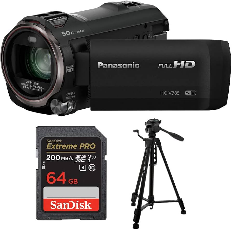 Amazon.com : Panasonic HC-V770 Full HD Camcorder with 64GB SD Card