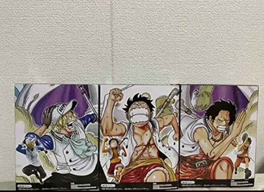 Amazon | ワンピース 夢の一枚 フィギュア ルフィ サボ エース 海軍