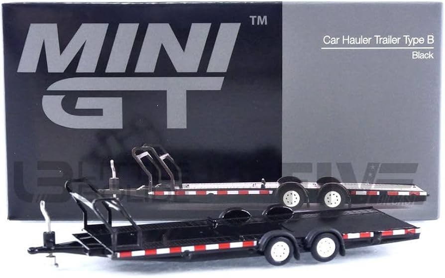 Amazon | TrueScale Miniatures MINI GT 1/64 カーキャリアトレーラー