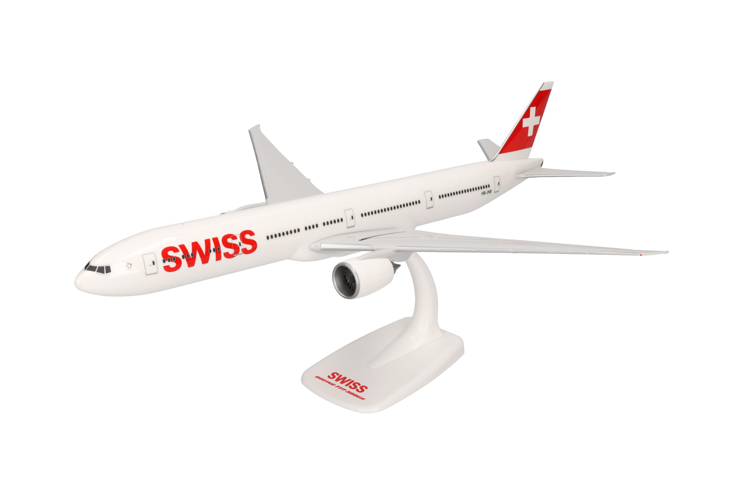 Amazon.com: Herpa Snap-fit Airplane Model Boeing 777-300ER Swiss