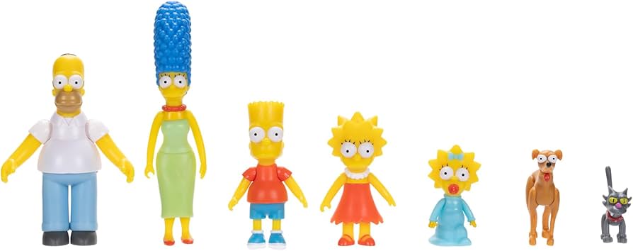 Amazon.com: Disney The Simpsons Action Figures Family Multi-Pack