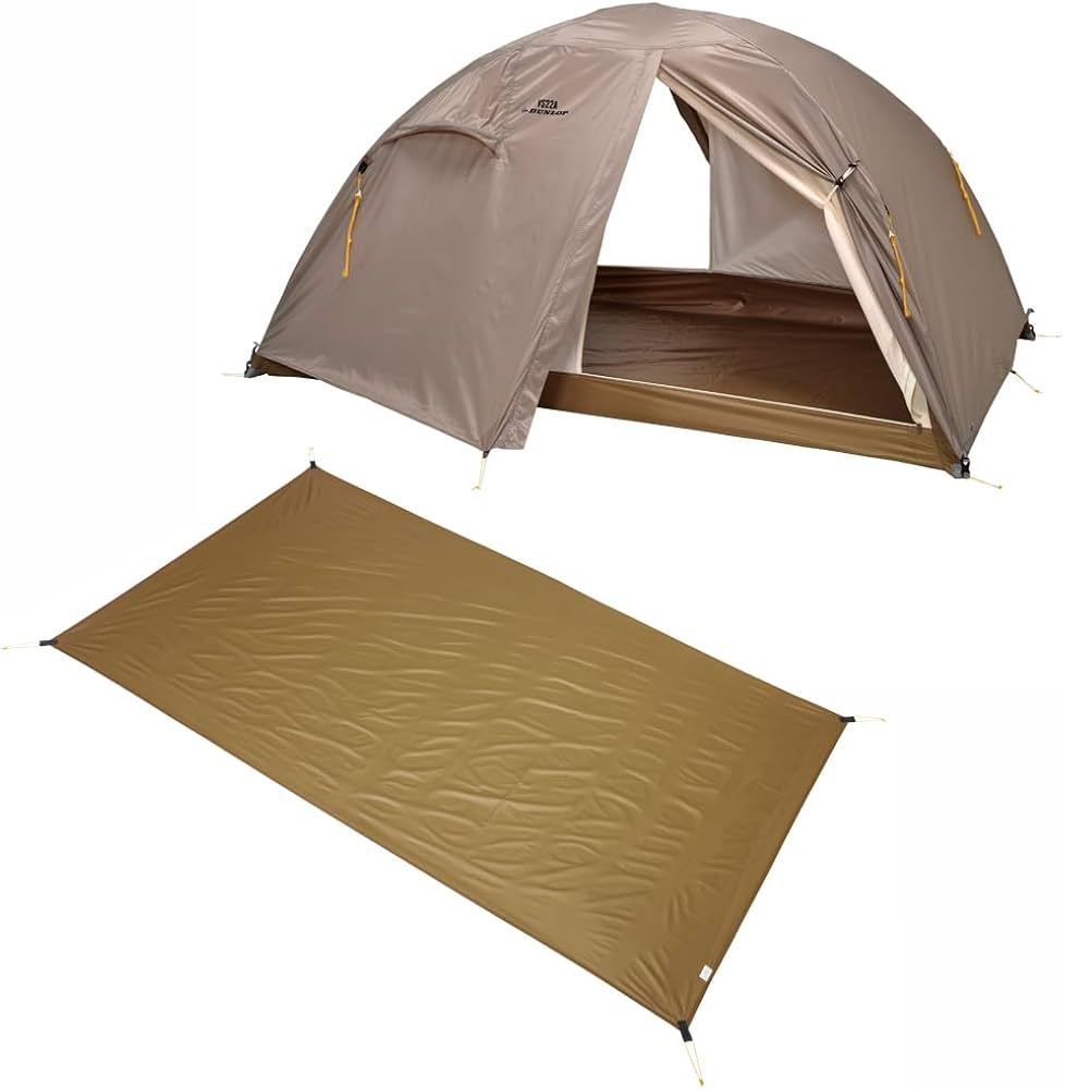 Amazon.co.jp: ダンロップ コンパクトアルパインテント 2人用 両入口