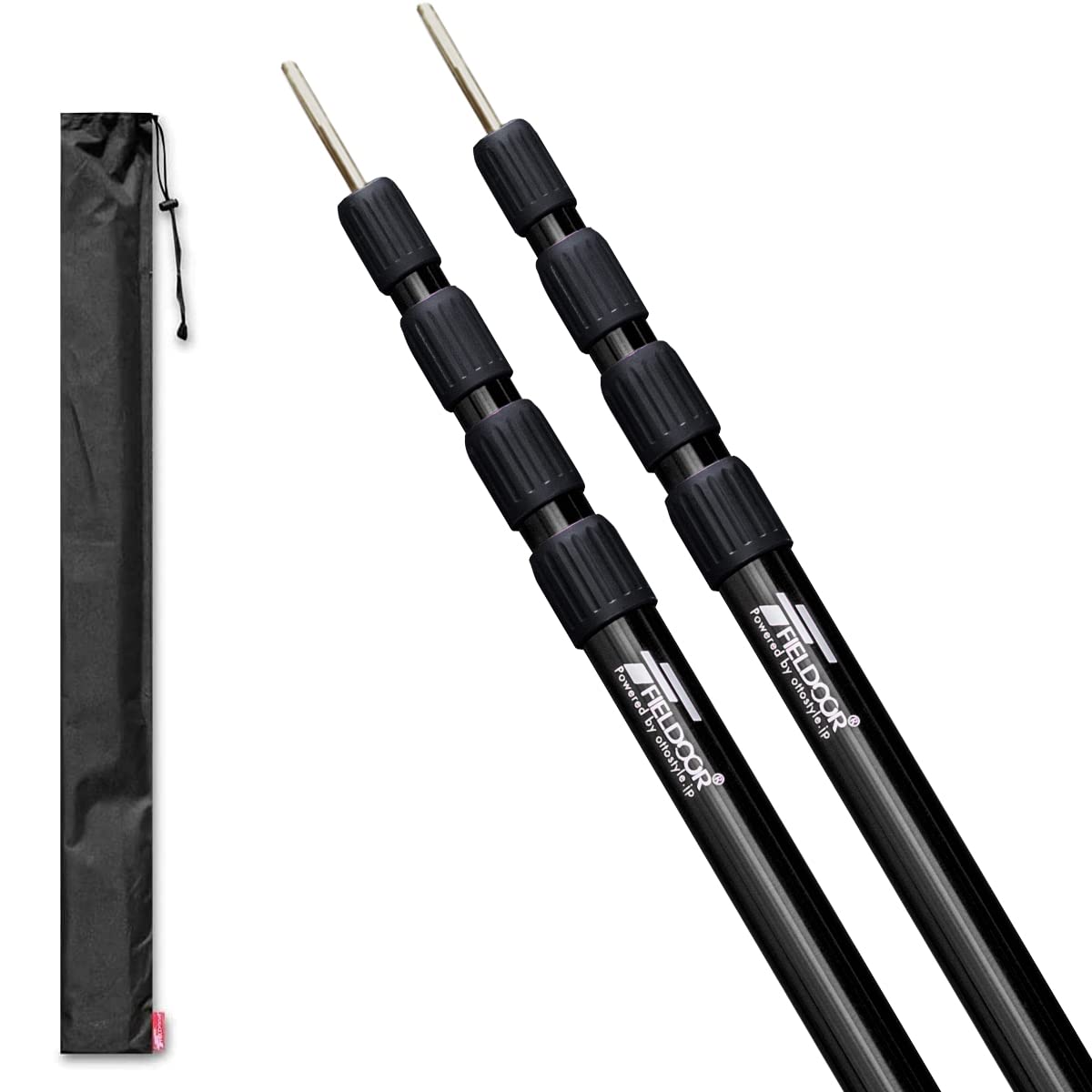 Amazon | FIELDOOR(フィールドア) 伸縮式 アルミテントポール 直径32mm