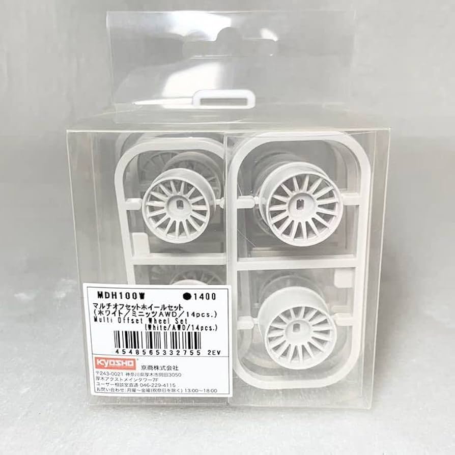 Amazon | 京商 ミニッツ マルチオフセット ホイールセット ホワイト