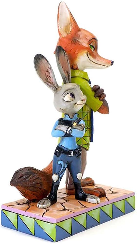 Amazon.co.jp: enesco Disney Traditions ズートピア ジュディ＆ニック