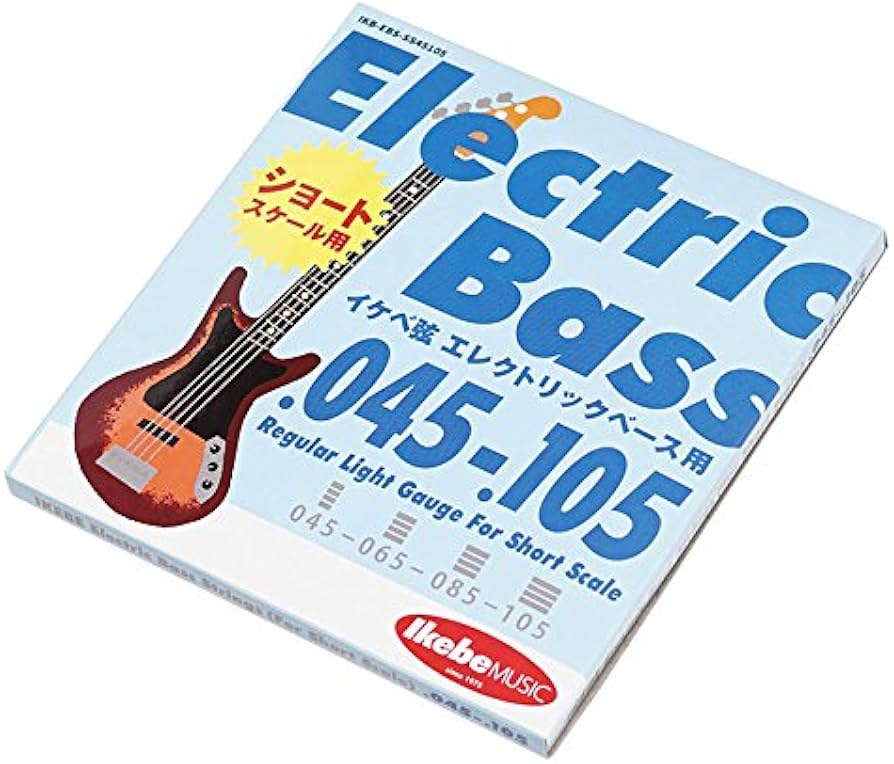 Amazon | Ikebe Original Electric Bass Strings “イケベ弦 ショート