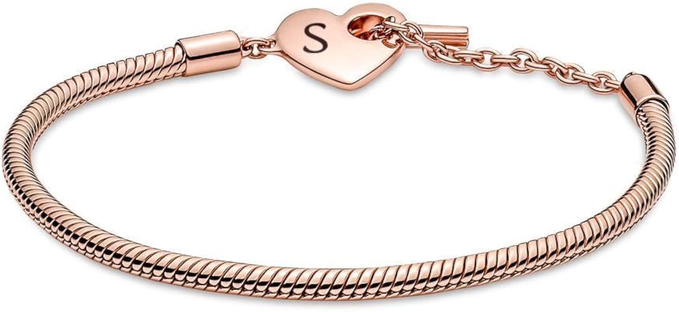 Amazon.co.jp: Pandora MomentsハートTバークロージャスネークチェーン