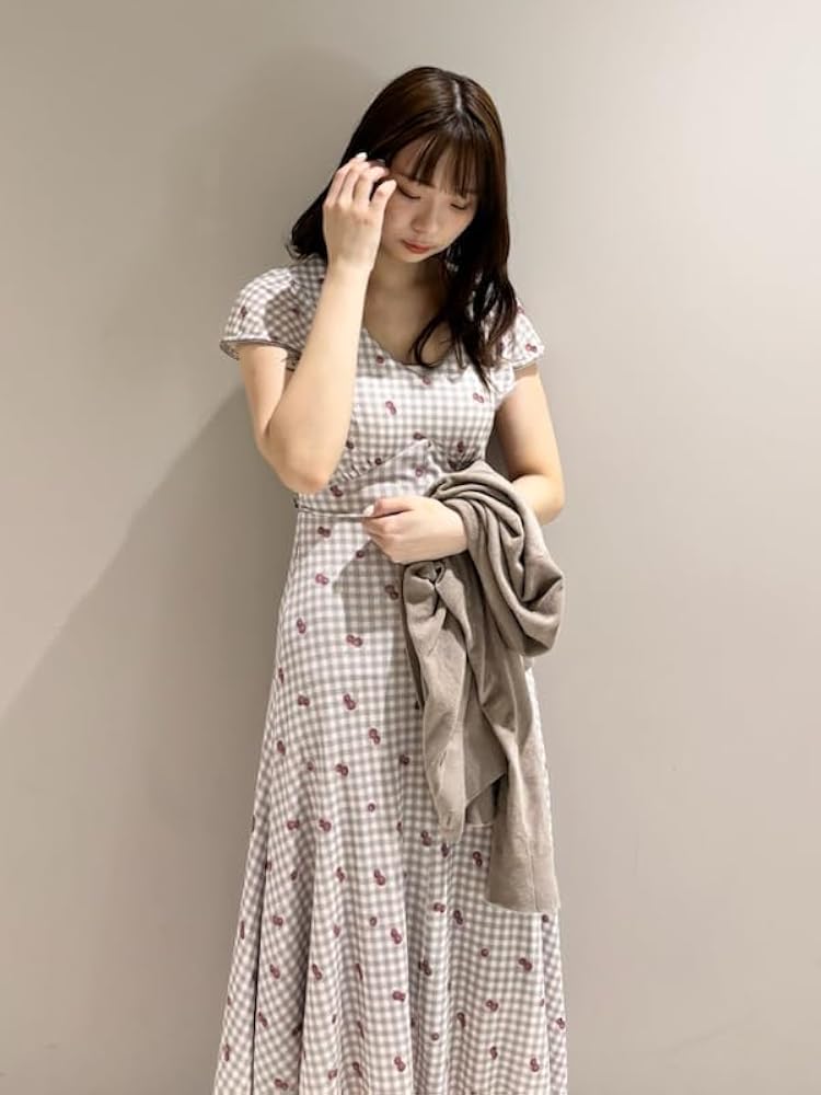 Amazon.co.jp: [スナイデルホーム] チェリーカシュクールワンピース