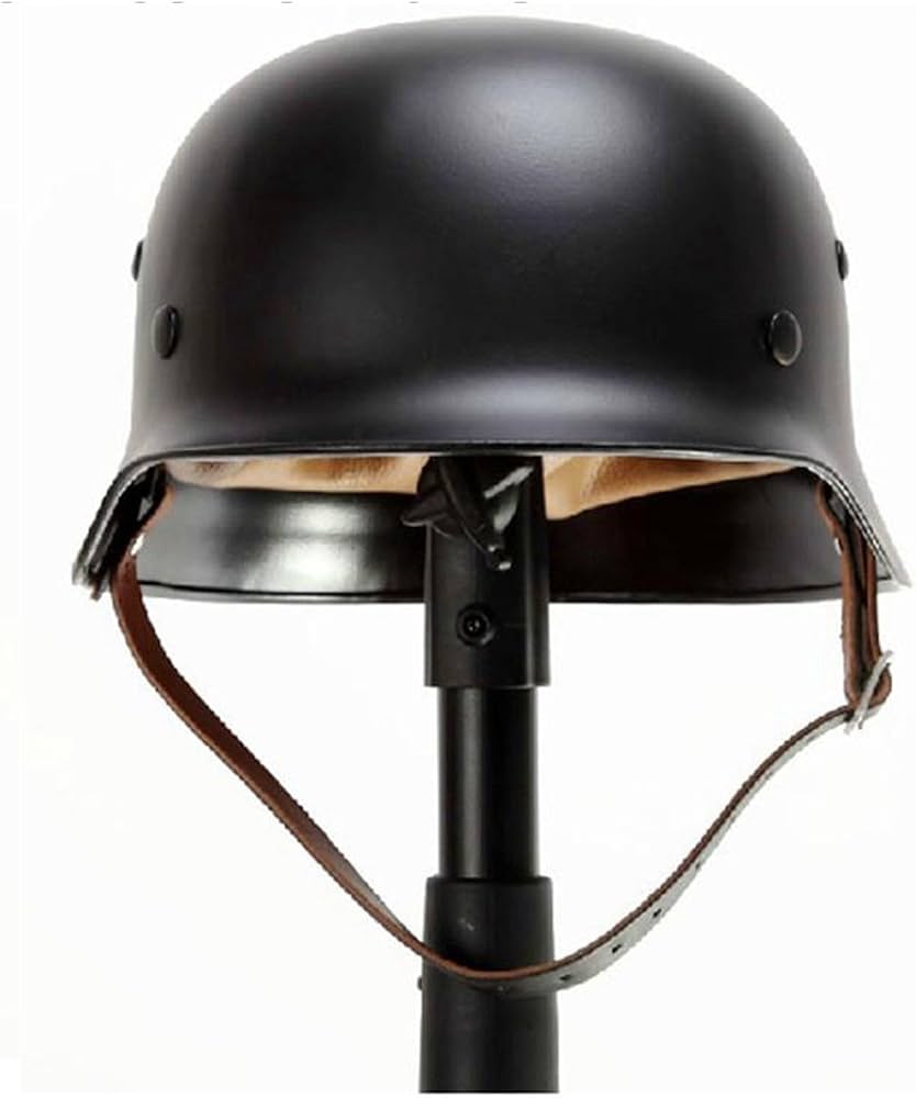 Amazon | WW2ドイツM35スチールヘルメットWW II安全ヘルメット高強度