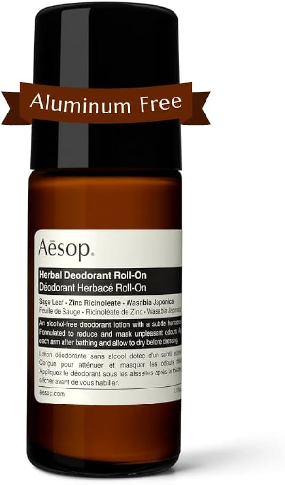 Amazon.com : Aesop Herbal Deodorant Roll on | Alcohol & Aluminum