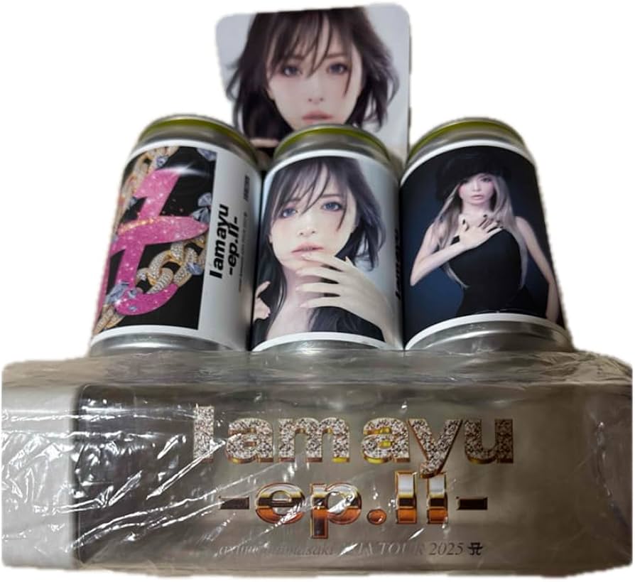 Amazon.co.jp: 浜崎あゆみ 限定品 オリジナルラベル缶 クリアボトル