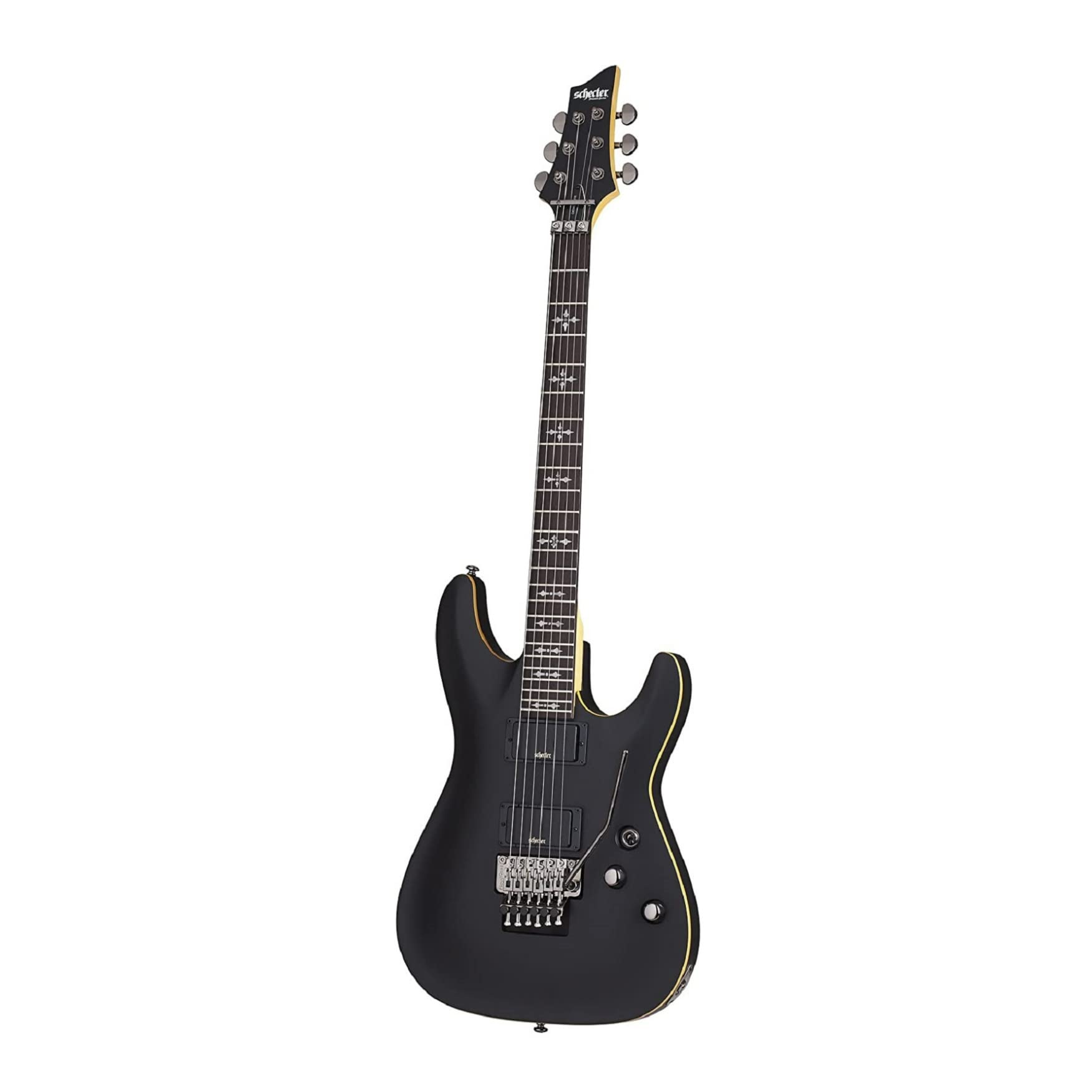 Amazon | Schecter 6弦ソリッドボディエレキギター エイジドブラック